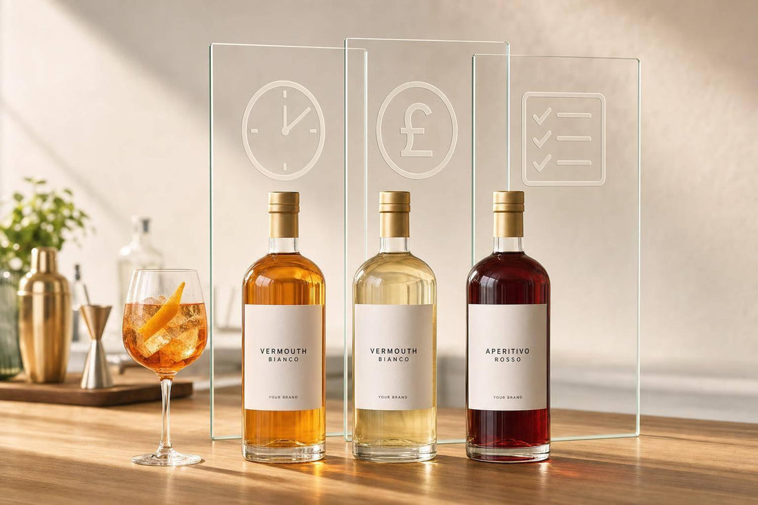 White-Label Vermouth and Aperitivo: How It Works, What It Costs, How Long It Takes