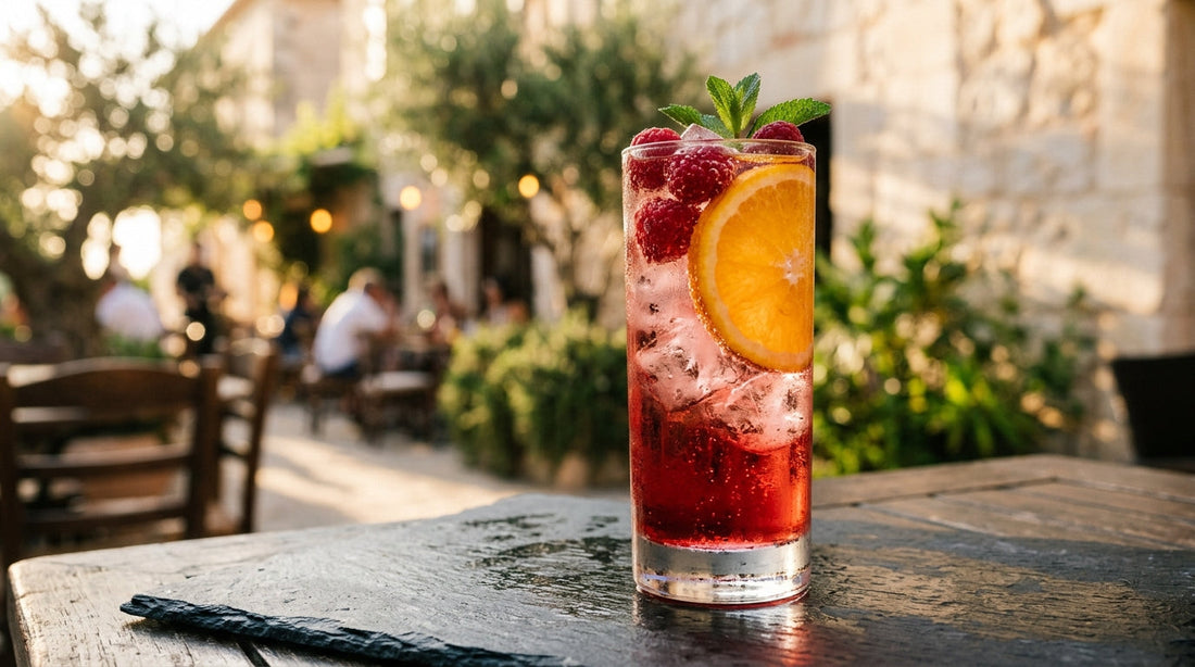 Rosé Raspberry Americano hero