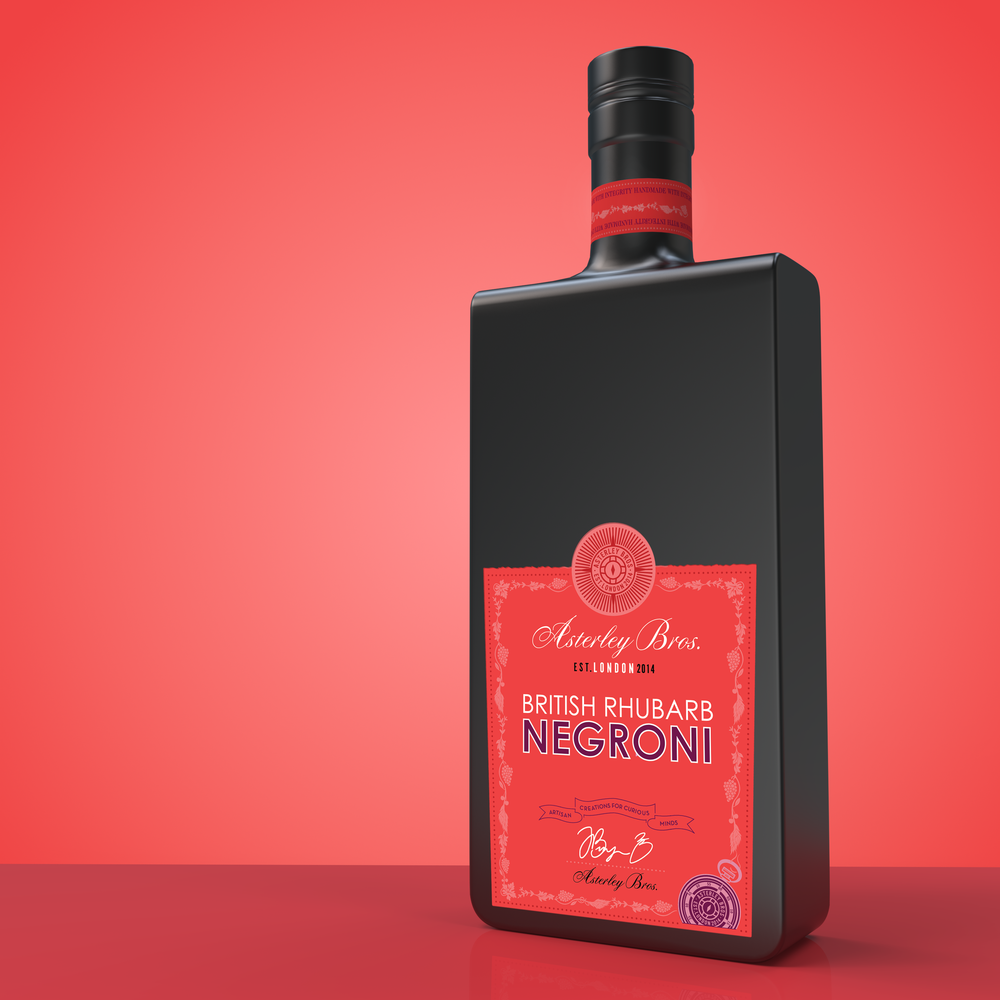 RHUBARB NEGRONI.
