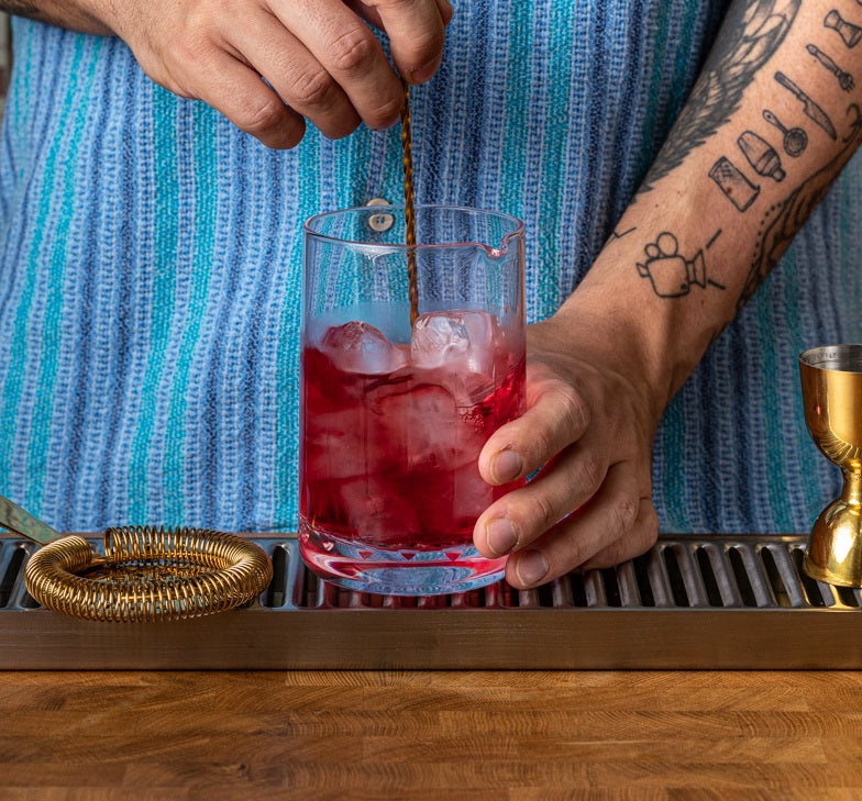 RHUBARB NEGRONI.